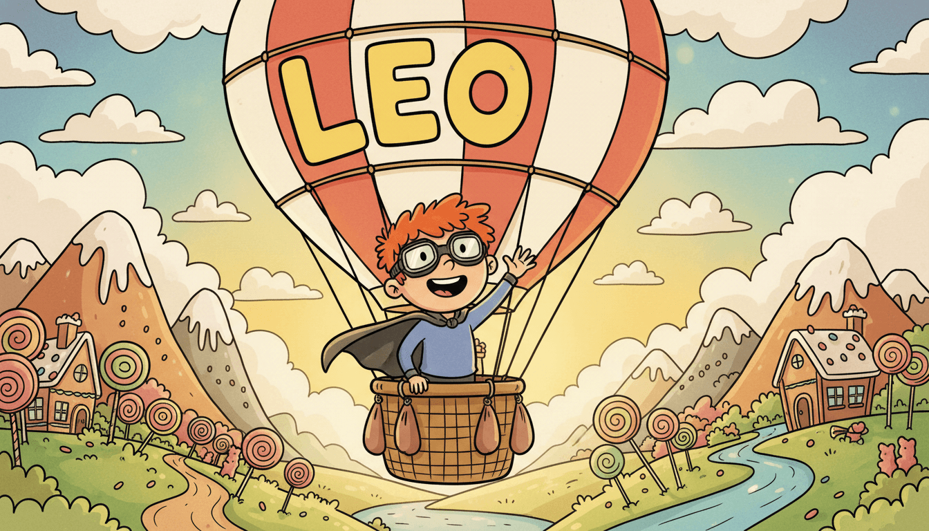 Cartoon style personalized children's book