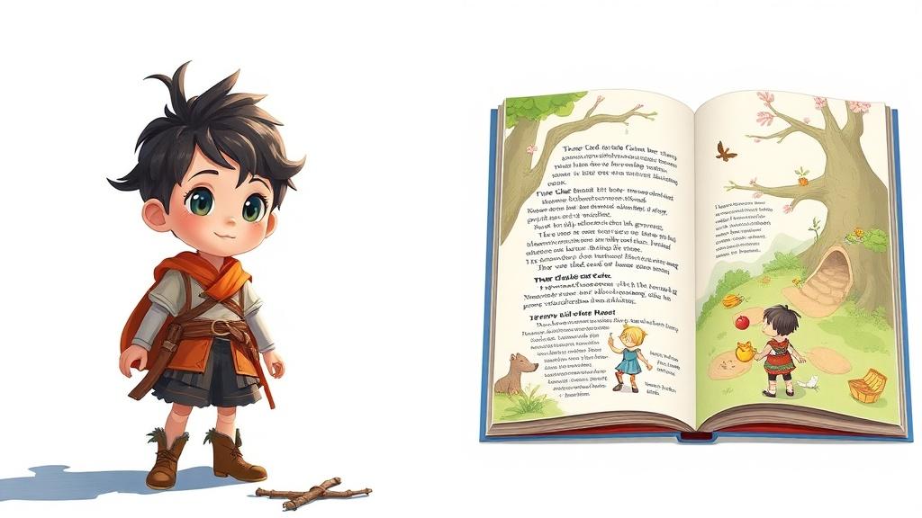 Midjourney vs C2Story - AI picture book