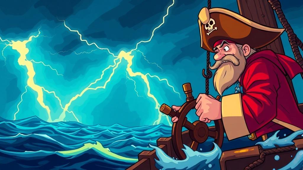 Cartoon picture book style from novel