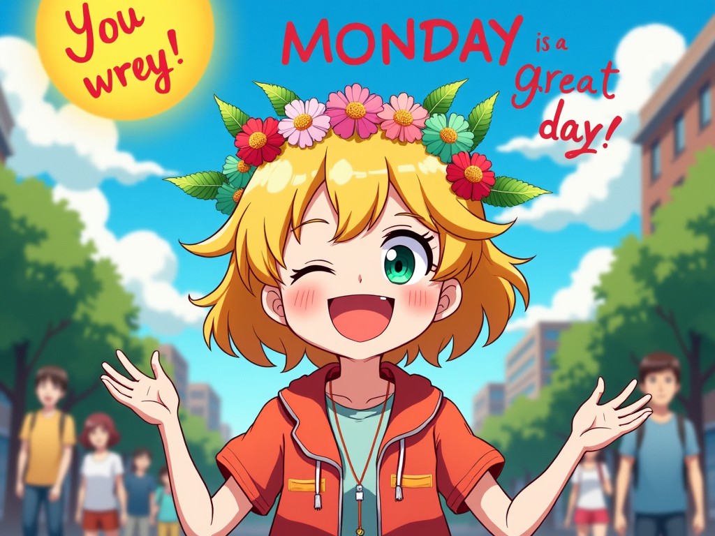 AI-generated story: Monday is a Great Day!