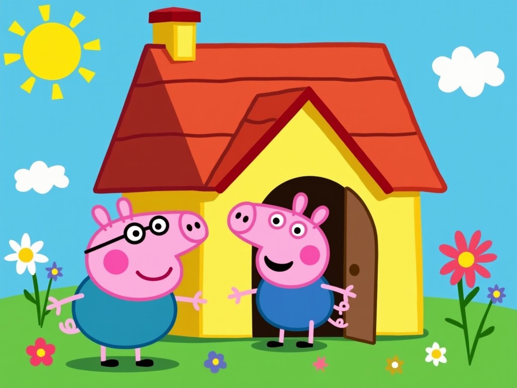 AI-generated story: Peppa Pig and the Magical Playdate