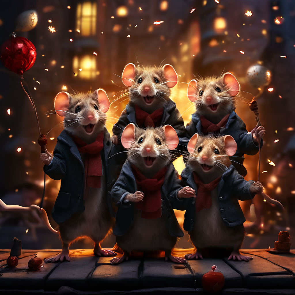 AI-generated story: The Mice That Threw a New Year's Party